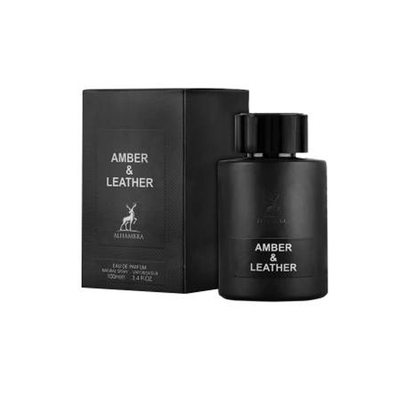 ادوپرفیوم الحمبرا امبر اند لدر Alhambra Amber & Leather زنانه و مردانه حجم 100 میلی لیتر ا Alhambra Amber &