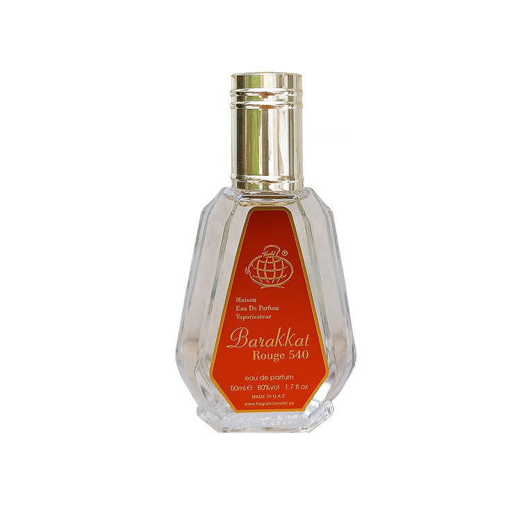 عطر و ادکلن 50 میل فراگرنس ورد مدل باراکات رژ رایحه باکارات رژ 540