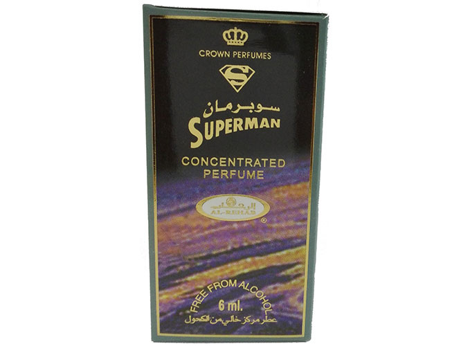 عطر عربی سوپرمان برند الرحاب حجم 6 میل اصل Al-Rehab Superman