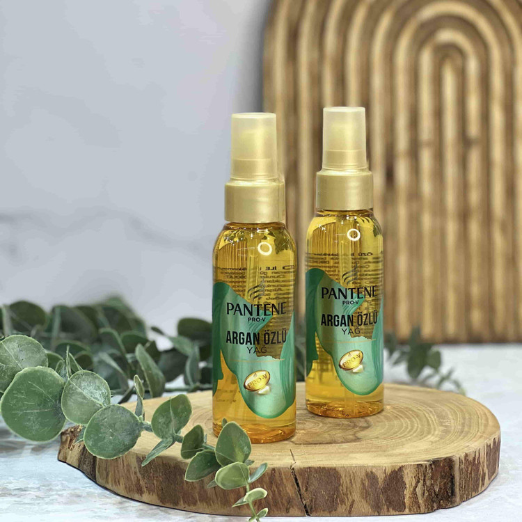 سرم مو آرگان پنتن اصل 100 میل Panten argan oil ساخت ترکیه ضد موخوره ضدوز روغن آرگان پن تن Pantene سرم آرگان پانتن موخره