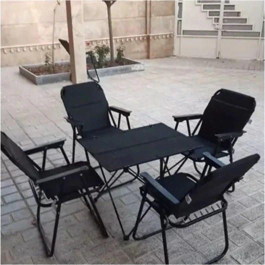 ست صندلی مسافرتی تاشو ۴ نفره