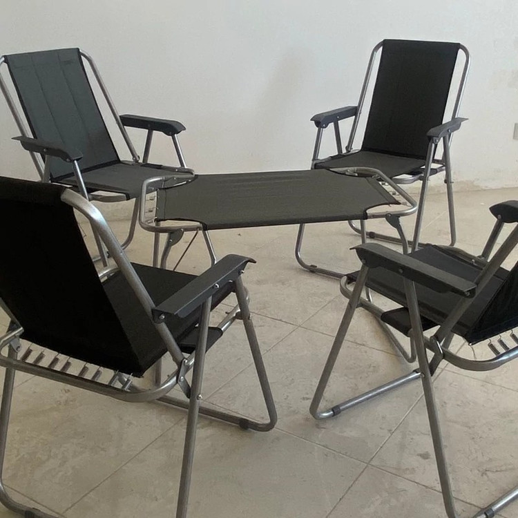 صندلی و میز تاشو مسافرتی کمپینگی(ست چهار نفره)